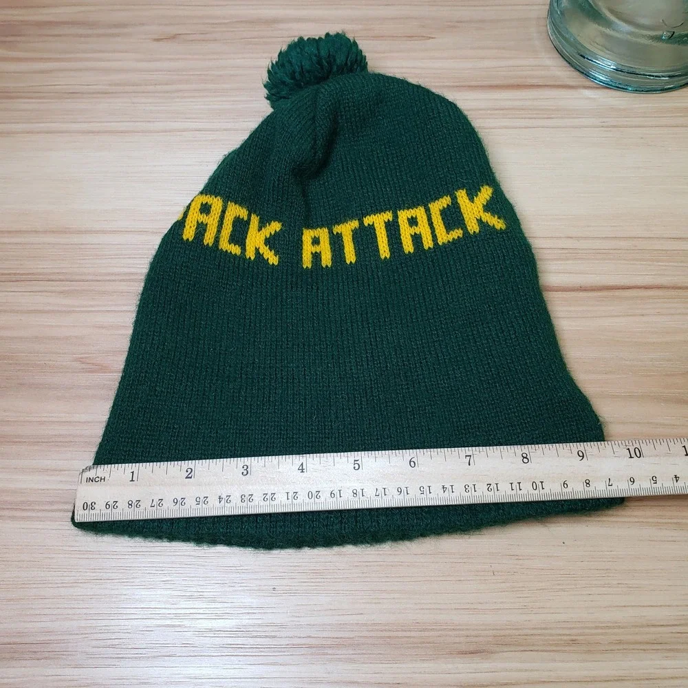 Pack Attack Green Bay Packers Knit Beanie‎ Cap Green Gold Winter Hat NFL